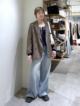 harukaさん（レディース・158cm）の冬コーディネート