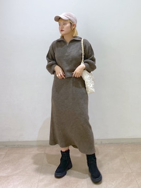 harukaさん(レディース・158cm)の冬コーディネート