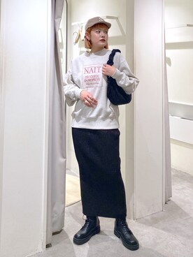 harukaさん（レディース・158cm）の冬コーディネート