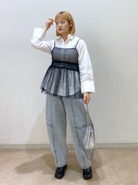 harukaさん（レディース・158cm）の冬コーディネート