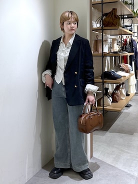 「FREE'S MART（フリーズマート）のアイテム」を使った、harukaさん（レディース・158cm）の春コーディネート