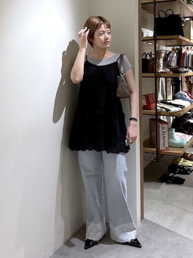 harukaさん（レディース・158cm）の夏コーディネート