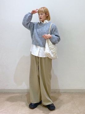 harukaさん（レディース・158cm）の冬コーディネート