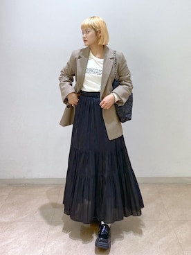 harukaさん（レディース・158cm）の秋コーディネート