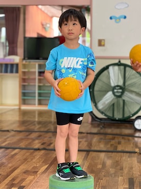 「nikeコーデ」｜sena614さん（キッズ・110cm）の夏コーディネート