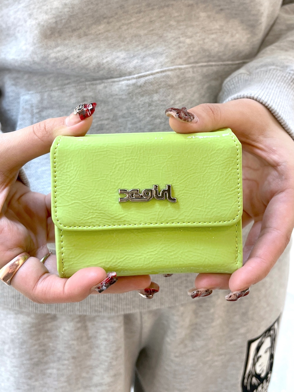 X-girl（エックスガール）の「FAUX LEATHER MINI WALLET（財布）」 - WEAR
