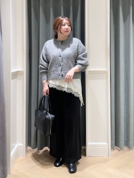 「A part by（アパートバイ）のアイテム（ブーツ）」を使った、kuroさん（レディース・159cm）の秋コーディネート