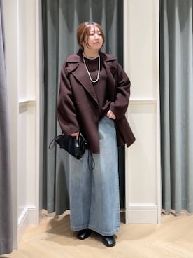 「A part by（アパートバイ）のアイテム（ブーツ）」を使った、kuroさん（レディース・159cm）の秋コーディネート
