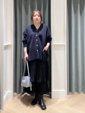 「A part by（アパートバイ）のアイテム（ブーツ）」を使った、kuroさん（レディース・159cm）の秋コーディネート