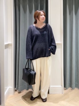 「A part by（アパートバイ）のアイテム（ブーツ）」を使った、kuroさん（レディース・159cm）の秋コーディネート