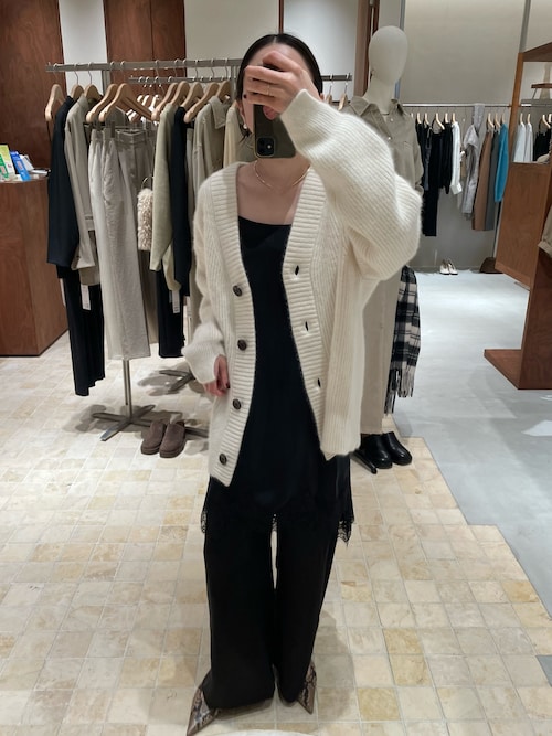 ガリャルダガランテ Tバーカーディガン ニット ベージュ FREE 新品未使用 中古・古着通販】GALLARDA GALANTE (ガリャルダガランテ) ニット