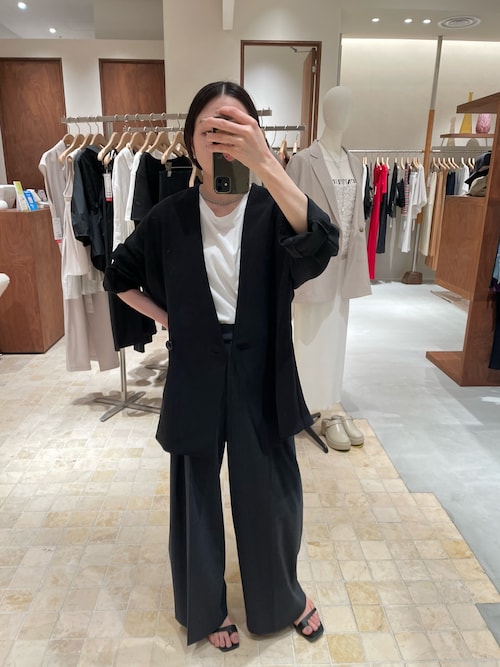 SACHIKOコラボ】ジャージードルマンジャケット（ノーカラージャケット