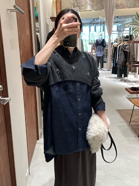 「アイテム（シャツ/ブラウス）」を使った、gg_chisatoooさん（レディース・152cm）の秋コーディネート