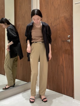 「アイテム（キャミソール、ブラウン系）」を使った、gg_chisatoooさん（レディース・152cm）の夏コーディネート
