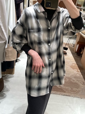 「アイテム（Tシャツ/カットソー、ブラック系）」を使った、gg_chisatoooさん（レディース・152cm）の冬コーディネート