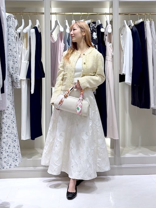 最強着映え】お花ジャガードスカート（スカート）｜La boutique BonBon