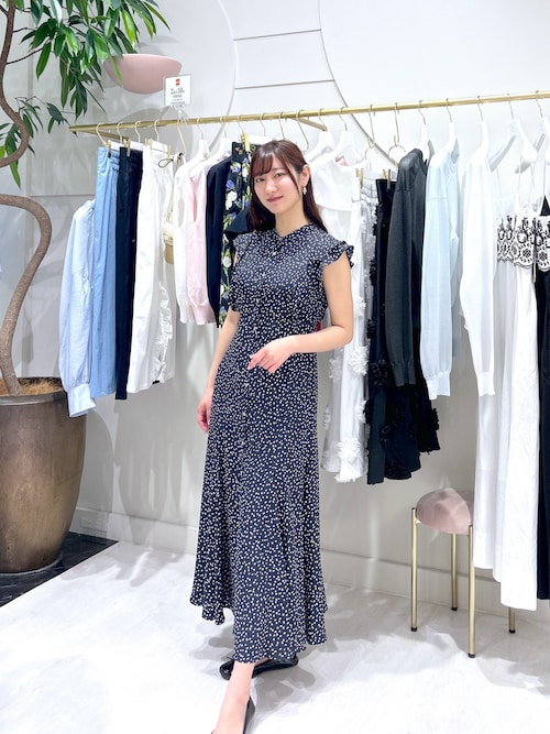 スクエアドットマーメイドシャツワンピース La boutique BonBon｜【miki監修】スクエアドットマーメイド