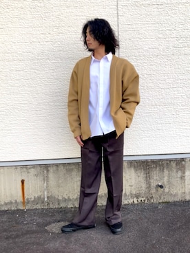 「ITEMS URBANRESEARCH（アイテムズ アーバンリサーチ）のアイテム」を使った、力也さん（メンズ・161cm）の春コーディネート