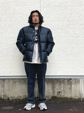 力也さん（メンズ・161cm）の冬コーディネート