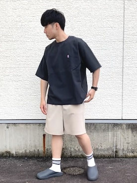 力也さん（メンズ・161cm）の夏コーディネート