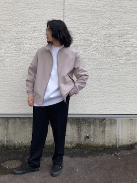 力也さん(メンズ・161cm)の春コーディネート