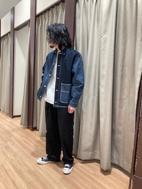 力也さん（メンズ・161cm）の春コーディネート