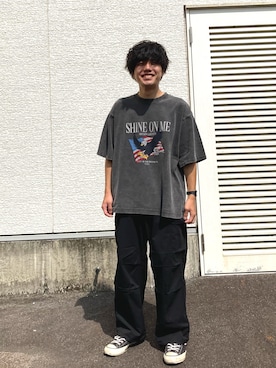 力也さん（メンズ・161cm・20代）の夏コーディネート