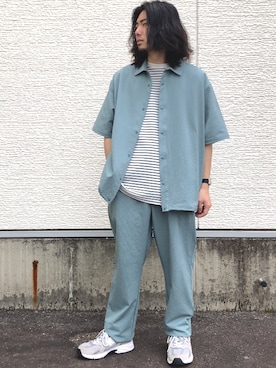 力也さん（メンズ・161cm）の春コーディネート