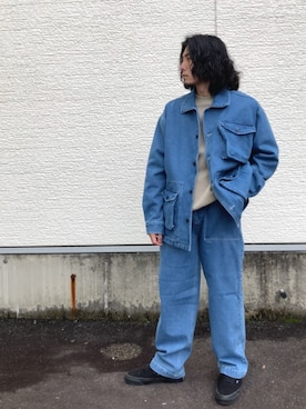 力也さん（メンズ・161cm）の春コーディネート