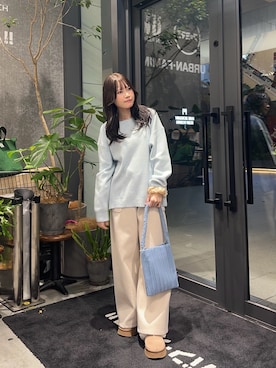 「URBAN RESEARCH DOORS(アーバンリサーチドアーズ)のアイテム(その他パンツ)」を使った、ゆめさん(レディース・148cm)の冬コーディネート