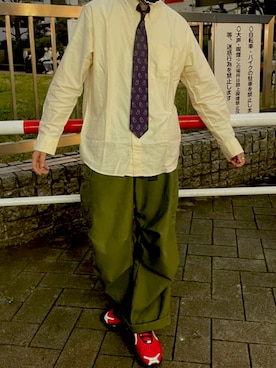 雨男さん（メンズ・171cm）の秋コーディネート