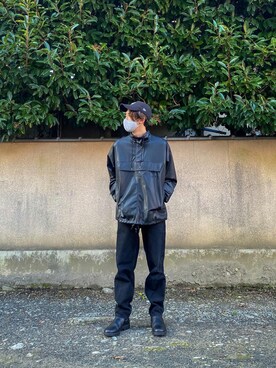 「アノラック」｜「アイテム（その他アウター）」を使った、komu_co_07さん（メンズ・173cm）の秋コーディネート
