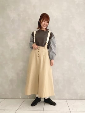 「pou dou dou」｜ヤマシタさん（レディース・163cm）の夏コーディネート