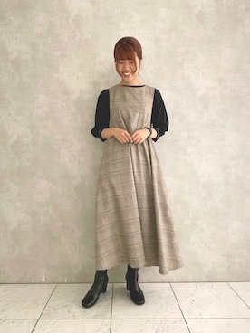 ヤマシタさん（レディース・163cm）の秋コーディネート