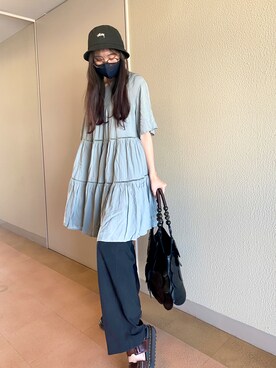 Kurumi🦔さん（レディース・160cm）の夏コーディネート