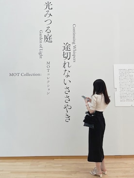 「美術館」｜rukaさん（レディース・157cm）の夏コーディネート