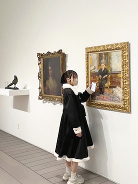 「FILA（フィラ）のアイテム（スニーカー、ホワイト系）」を使った、rukaさん（レディース・157cm）の春コーディネート
