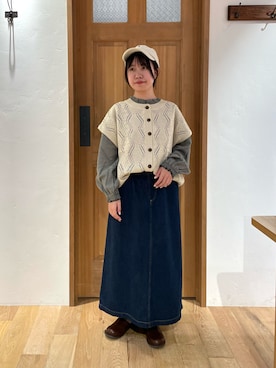 「TSUHARU by Samansa Mos2（ツハルバイサマンサモスモス）のアイテム」を使った、カリンさん（骨格ウェーブ・レディース・149cm）の秋コーディネート