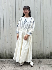 HEIHEI トレーナー　刺繍ワンピース 人気のジャージワンピース 店頭&オンラインショップに入荷中です