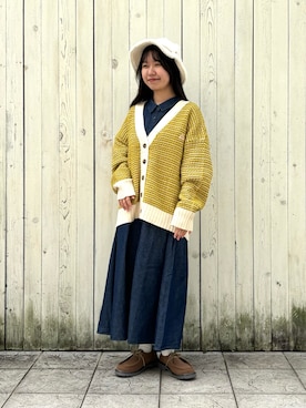 「アイテム（ドレスシューズ、ベージュ系）」を使った、カリンさん（レディース・149cm）の秋コーディネート