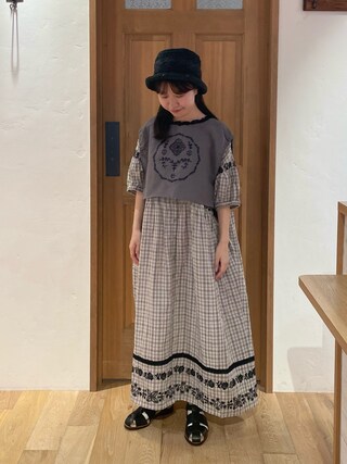 TSUHARU by Samansa Mos2（ツハルバイサマンサモスモス）の「夏花刺繍