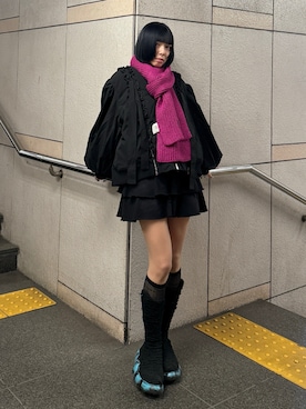 あおいさん（レディース・159cm）の冬コーディネート