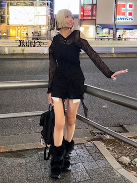「アイテム（パーカー）」を使った、imao02さん（レディース・159cm）の秋コーディネート