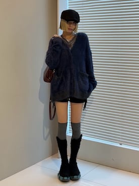 「アイテム（ハンチング/ベレー帽）」を使った、imao02さん（骨格ストレート・レディース・159cm）の秋コーディネート
