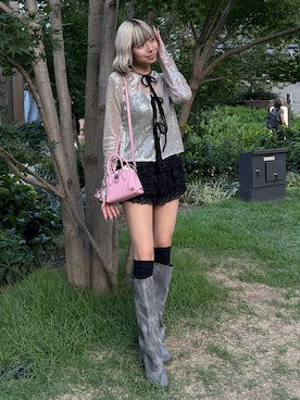 「アイテム（チーク）」を使った、imao02さん（レディース・159cm）の秋コーディネート
