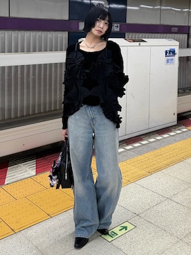 「Loueme（ルエム）のアイテム」を使った、あおいさん（レディース・159cm）の春コーディネート