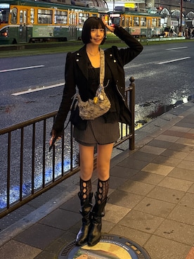 「tutuanna（チュチュアンナ）のアイテム」を使った、あおいさん（レディース・159cm）の春コーディネート