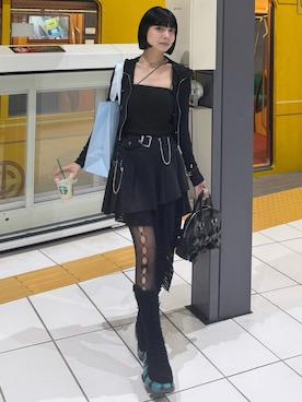 「OLUN（オルン）のアイテム」を使った、あおいさん（レディース・159cm）の秋コーディネート