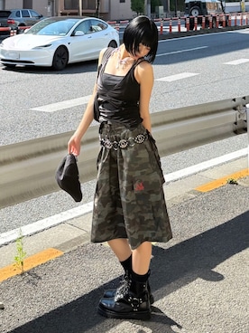 あおいさん（レディース・159cm）の夏コーディネート