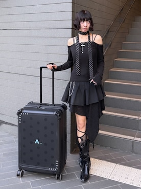 「uyu.（ウユ）のアイテム」を使った、あおいさん（レディース・159cm）の夏コーディネート